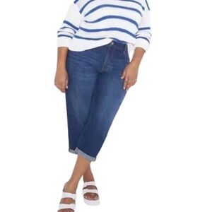 Lane Bryant Flex Magic Waistband Signature Fit Mid-Rise Boyfriend Capri